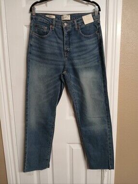 🖤UNIVERSAL THREAD Midrise Blue Faded 80s Slim Jeans - Size 12